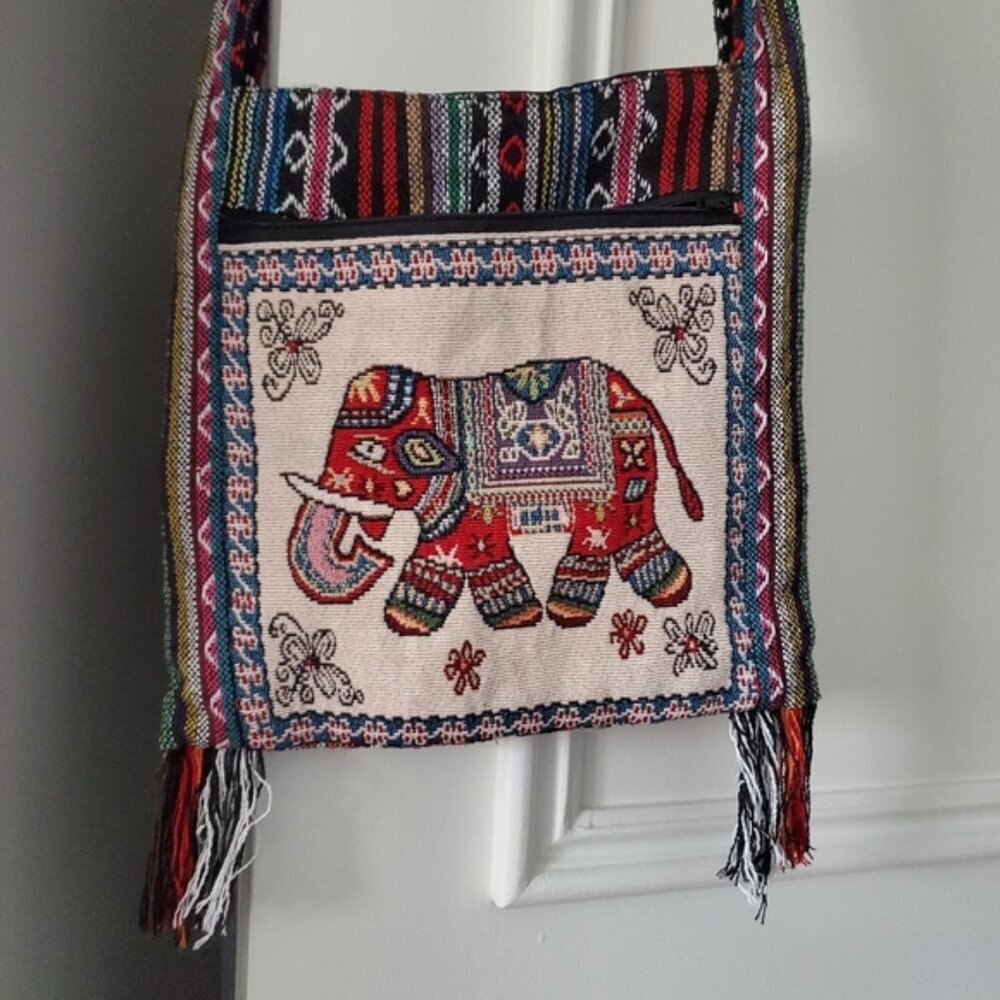 Traditional Hipster Animal Print Crossbody Bag